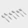 A teaspoon “Silhouette”, h = 14 cm, thickness of 1 mm, simplified processing, silver color
