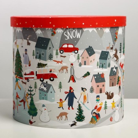 Gift Box "New Year stories", 19.5 x 22 cm, New Year-4