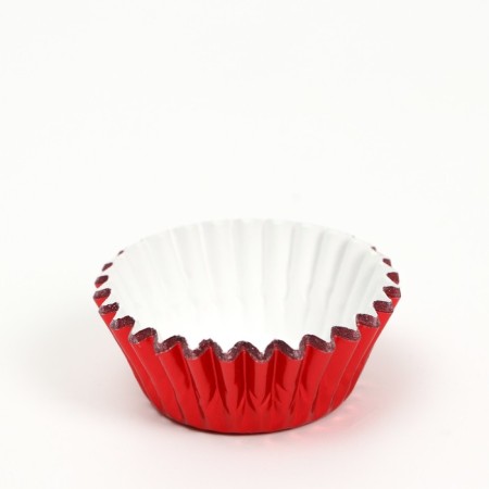 Baking shape round, 3.5 x 2 cm red-1