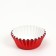 Baking shape round, 3.5 x 2 cm red
