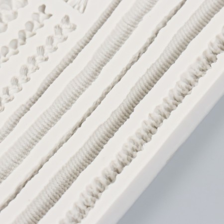 Mold Silicon "Macrama" 19.6x11.1x1.2 cm-2