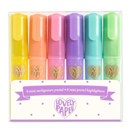 Set of pastel mini-markers Djeco, 6 pcs