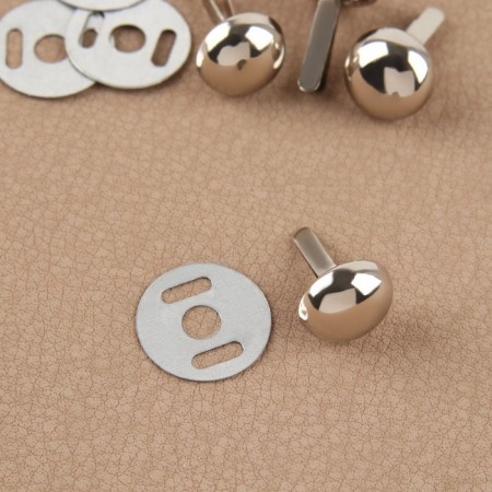 Legs for the bottom of the bag, 10 × 7 mm, 4 pcs, silver color-1