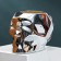 Ceramic “Skull” mug silver, 500 ml, silver color