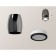 Ambrella Light Acrylic lamp, XS1123020, MR16 GU5.3 LED 10 watts, black chrome, black sand, white matte