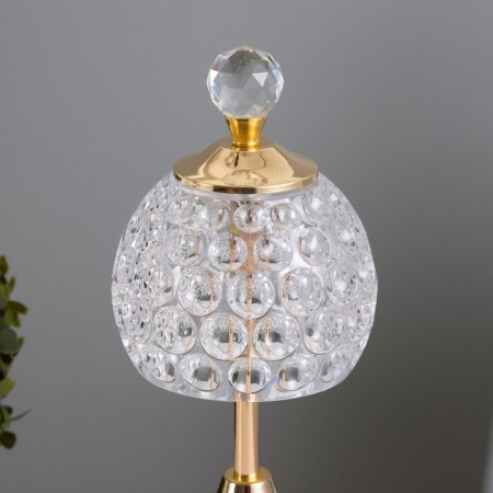 Table lamp sensory "Bailey" LED 10W battery gold 11x11x34.5 cm-5