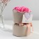 Bouquet of soap petals "Pink roses and chamomile" 17x17x27 cm