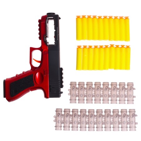 Glock pistol, shoots soft bullets, tape feed-5