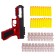 Glock pistol, shoots soft bullets, tape feed