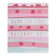 Notebook of 48 sheets in the cage "Berry Torte", covered cardboard, matte lamination Soft Touch, foil, mix