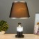 Blacksmane table lamp "Jasmine" E27 40W Black-Chromovy 28x28x45.5 cm
