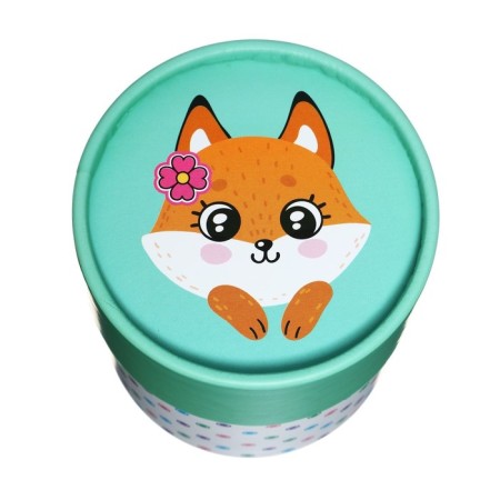 Block of paper Figuries 7 x 7cm, 700 sheets, 75 g/m2, DEVENTE. Cute.fox, in a cardboard box-2