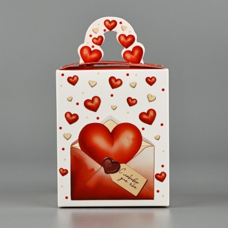 Box the team "Love message" 9 x 11 x 9 cm-3