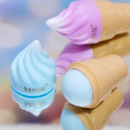Lip balm "Ice Cream in a glass", mix-5