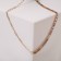 The necklace "Jewel" rectangles with a chain, color in gold, 30 cm
