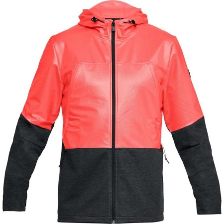 Male windbreaker, Under Armor Hybrid Wind Full Zip Hooded JKT, Size 46-48 (1306456-986)-3