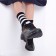 Golphs children, black color with white stripes, size 18-20