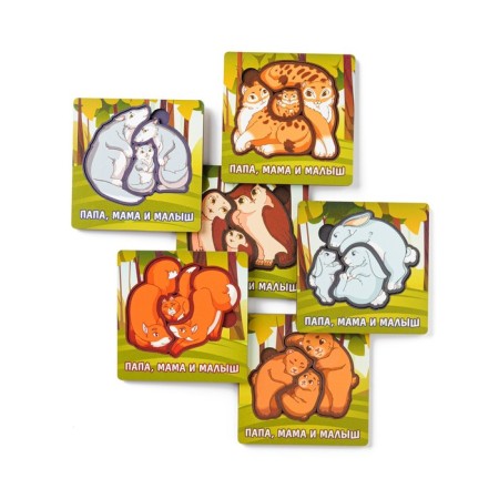 Sorter "Mom, dad and baby", forest, 20 details-2