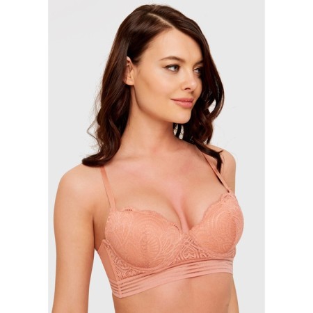 Women's brasmi, size 80d, beige color-1
