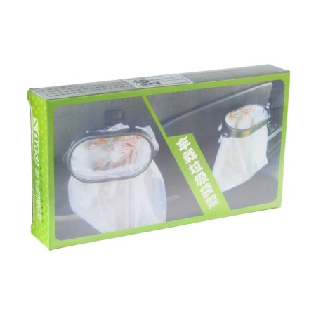The holder of the garbage bag to the car interior, 16.5 × 9 cm, black-5