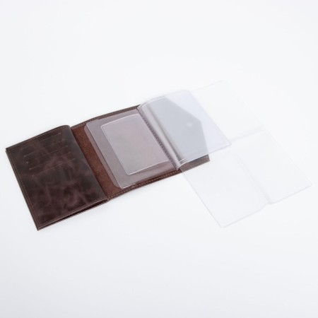 Textura cover cover and passports, brown color-4