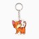 Key keychain "Cat", 10.2 x 4.5 cm