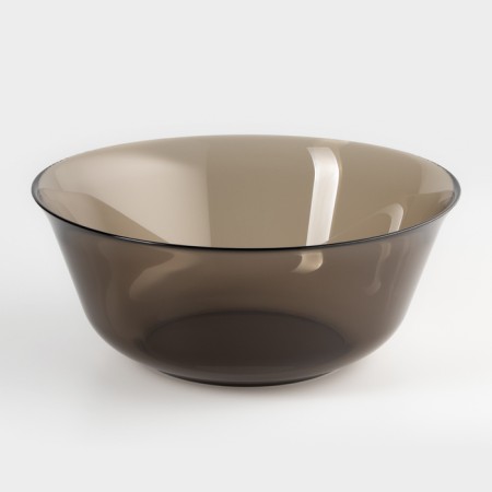 Service of a table glass "Ambier", 19 items, brown color-7