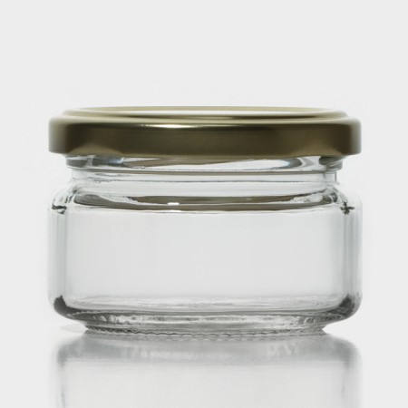 A set of glass cans with a conservation lid, TO-66 mm, for candles, 0.1 l, 6 pcs-1