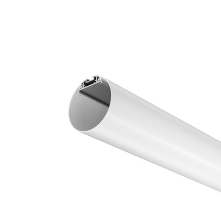 Aluminum profile of the suspended Led Strip Alm-D60-S-2M, 200x3 cm, silver color-5