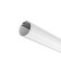 Aluminum profile of the suspended Led Strip Alm-D60-S-2M, 200x3 cm, silver color