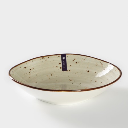 Deep porcelain plate Samold “Horeca Graphite”, 750 ml, D = 21 cm-5