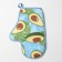 Set of kitchen avocado 224 (mittens+grab), blue, hl, matting