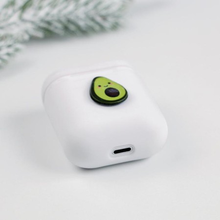 Case for wireless headphones for the New Year "New Year's Life", 5.5 x 4.7 cm-5