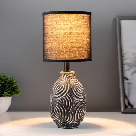 Radiy table lamp E14 40W Black 12.5x12.5x30cm Risalux-1