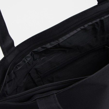 Luggage bag with a lining, black color-2