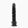Falloimitator Oka-Khpoki, realist, on suction cup, PVC, 25 x 4 cm, black