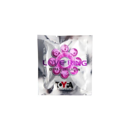 Toyfa erection ring on penis, tp, pink color-1