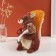 Decor "Squirrel with a mushroom, in the tail rye" 28x17x29.5 cm