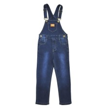 Semi -combinezone jeans for boys, height 98 cm, blue color