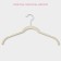 Hangers - shoulders for the clothes of the share, 42 × 22 cm, 5 pcs, white color