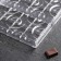 Konfinetta chocolate form “Tiles with rings”, 27.5 × 17.5 × 2.5 cm, 3 cells (15.3 × 7.5x0.8 cm)