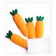 Decor silicone "Carrots" set 4 pcs., Size 1 pc. - 1.6 × 6 × 0.3 cm, glue pads