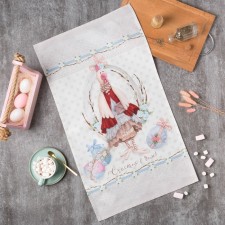 Easter tilde towel 40x73 cm, 100% cotton, sarzha 190 g/m2