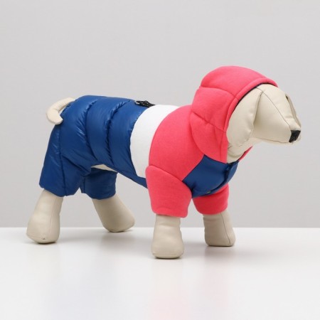 Combineson "Elf", size 12 (DS 28 cm, OG 38 cm, Osh 27 cm), pink-blue-1