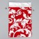 Bag gift plush "Santa Claus", embossing, 20 x 30 cm +/- 1.5 cm, New Year