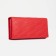 Women's wallet on magnets, red color