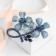 Blash "Flowers" buttercups, blue color in silver