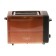 Toster Bosch Tat4P429, 970 W, 6 frying modes, 2 toasts, brown-black