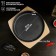 Cast -iron pan on the wooden stand Magma "Circle", 25 × 3 cm, black color