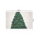 A set of napkins for setting the table "Elepery Christmas tree", rectangular, rounded edges, size 30x46 cm, 4 pcs